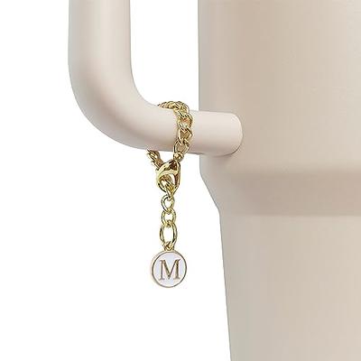 Wabogove Letter Charm Accessories for Stanley Cup 2PCS Initial