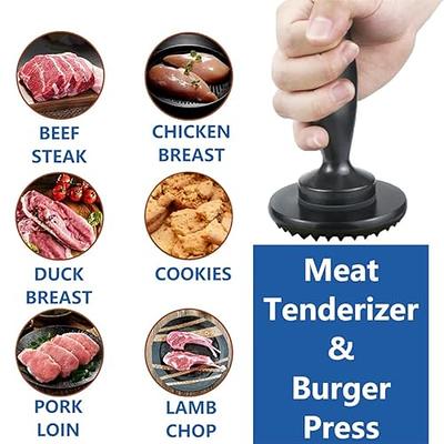 Dual Sided Meat Tenderizer Burger Press Patty Maker Tool