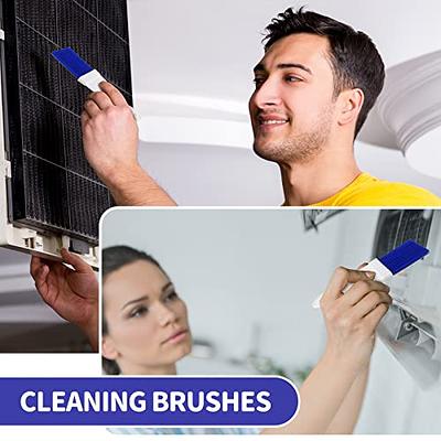 5Pcs Air Conditioner Condenser Cleaning Brush Refrigerator Coil Brush Coil  Cleaner Brush Small Whisk Brush Fin Cleaning Brush