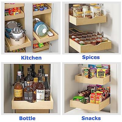 ALINE FURNITURE Pull Out Cabinet Organizer, Pull Out Cabinet Drawer, Slide  Out Cabinet Organizer, Cabinet Organizers and Storage, Cabinet Pull Out  Drawers for Kitchen (23''W x 21''D) - Yahoo Shopping