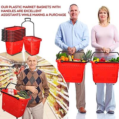 CleverMade Eco 24L Collapsible Reusable Plastic Grocery Shopping