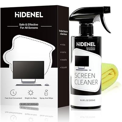 WHOOSH! Screen Cleaner Spray and Wipe - 3.4 fl oz + 1 Microfiber Cloth  Wipes - Travel Size Electronic Cleaner for Car, Computer, Laptop, iPad,  MacBook, Phone, Watch, Eyeglass - Lens Cleaner Kit
