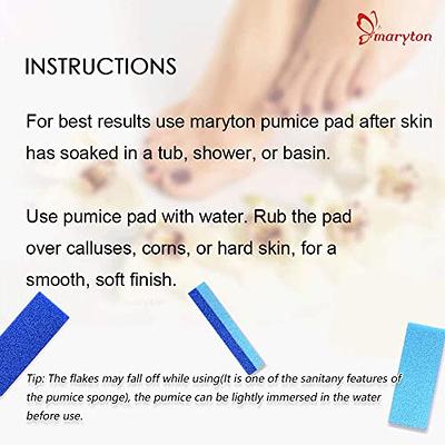 Maryton Pumice Sponge for Feet, Ultimate Pedicure Stone Callus