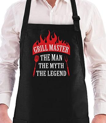 Dude With The Food Apron And Chef Hat Set For Men, Funny Cooking Gift Idea