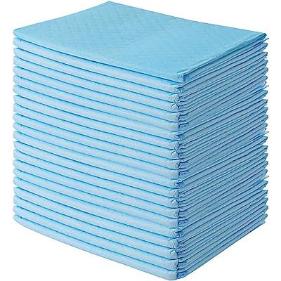 Rocinha 100 Pack Disposable Changing Pads Baby Disposable Underpads  Waterproof Diaper Changing Pad Breathable Underpads Bed Table Protector  Mat, 17 Inches x 13 Inches