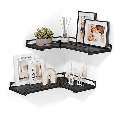 Hawley Contemporary Corner Shelf Display White - HOMES: Inside + Out