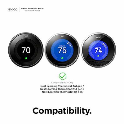 Nest Smart Learning Thermostat - 3rd Generation - Stainless Steel