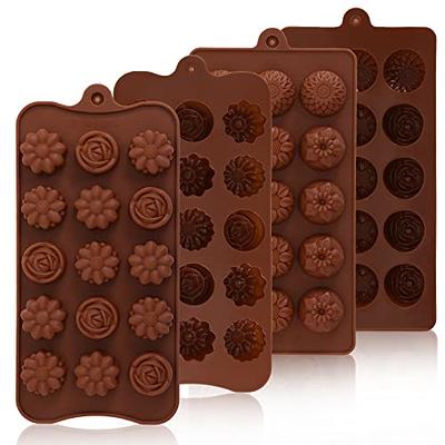 Lerykin Semi Circular Silicone Molds, Non-Stick Silicone Chocolate