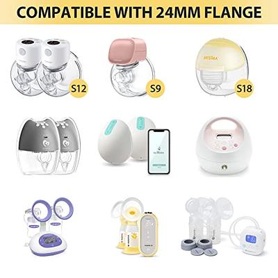 Momcozy S9 Pro Wearable Breast Pump Hands Free, Mom Cozy Electric Portable Breast Pump 24mm Purple, Size: 24 mm