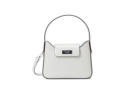 Kate Spade New York Sam Icon Mini Spazzolato Leather Pouchette - True White