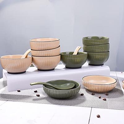 Ceramic Bowl with Lid Nordic Ceramic Pot Soup Bowl Noodle Bowl Nordic Bowl  Microwave and Oven