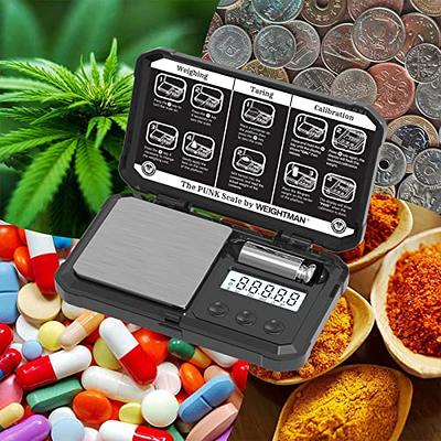 WEIGHTMAN Gram Scale, 200/0.01g Black Scale, Scales Digital Weight