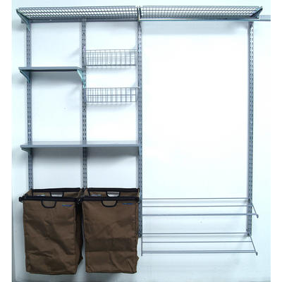 Xiofio 6 Tiers Heavy Duty Garment Rack,Storage Organizer, Metal