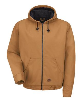 Men's Blended Duck Zip-Front Hooded Jacket - Yahoo Shopping