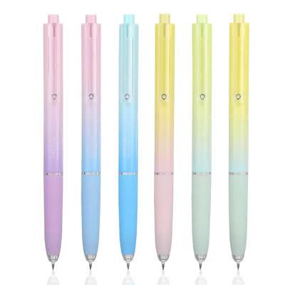 Simple Color Gel Pen 0.5mm Pen Tip Cute Hand Account Annotation Drawing Graffiti School Supplies, Purple