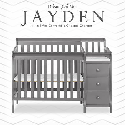 Jayden 4 in 1 Mini Convertible Crib and Changer