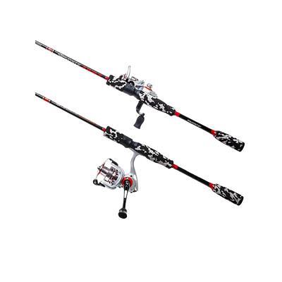 MACH Smash, 1 Med Left Hand Baitcast Combo, 8 Bearing, Combat Grip, Zero  Reverse, 7.5-1, 30in Rpt