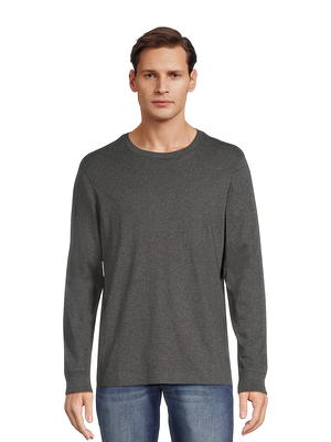 George Men's Long Sleeve Crewneck Raglan T-Shirt 