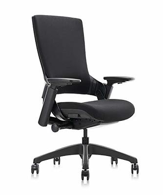 Laziiey Ergonomic Office Chair with Footrest, Home Desk Chairs with Mesh  Seat, High Back Computer Chair with Adjustable Arms Headrest Height for Office  Home Work 