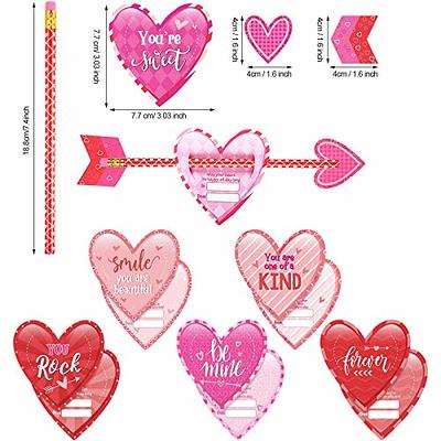 Valentines Pencils, Kids Valentine Pencil Favors, Valentines Day Party  Favors, Kids Valentine Favors, Pencil Valentine, Kids Valentines