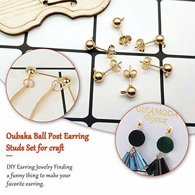 200pcs Stud Earring Backing With Pad And Metal Back, Suitable For