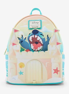 Loungefly Disney Lilo & Stitch Super Stitch with Rainbow Cape Mini Backpack  New