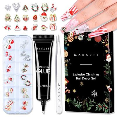 Makartt Nail Rhinestone Glue for Nails, Super Strong Gel Nail Glue