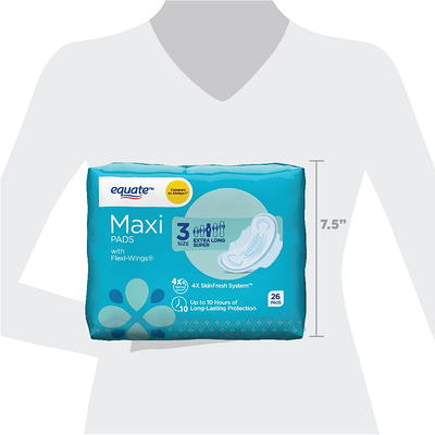 Always Pads Size 3 Maxi 26 Count Xtra Long Super (Pack of 2)