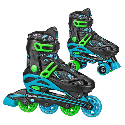 Chicago Boys Quad Roller Skate Set - Black/Blue