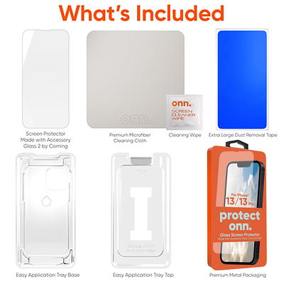 onn. Glass Screen Protector for iPhone 13 mini / iPhone 12 mini 