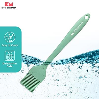 Unique Bargains Home Kitchenware Silicone Cooking Tool Baster Turkey Barbecue Pastry Brush Blue