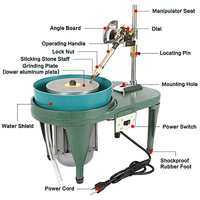 BENTISM Jewelry Polisher Tumbler, 11lbs/5kg Capacity Mini Rotary Tumbler  Machine with 0-60 Minutes Timer, 5 Speeds Jewelry Polishing Finis Machine  for