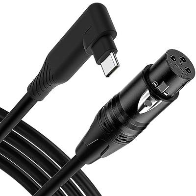 TIMEYES Female XLR to 3.5mm Jack Cable 2M, Unbalanced 1/8 Inch Plug to XLR