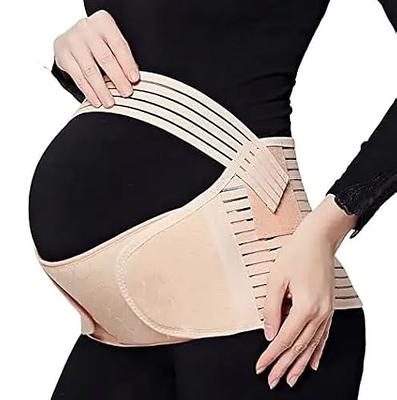 AZMED Maternity Belly Band for Pregnant Women, Breathable Pregnancy Belly  Support Band for Abdomen, Pelvic, Waist, & Back Pain, Adjustable Maternity  Belt