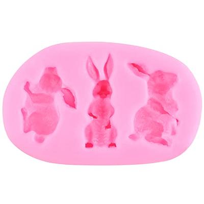 Marshmallow Bunny Silicone Mold 6” T x 3” W x 1” D – esquaredscents