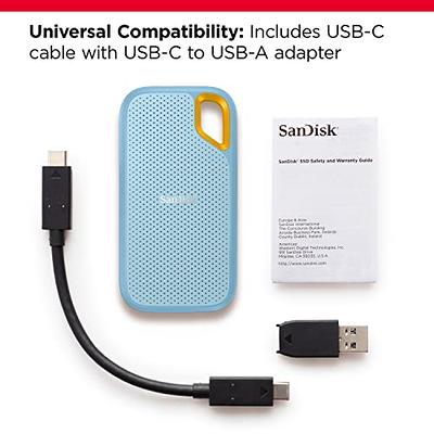 SanDisk 2TB, External,2.5 inch (SDSSDE61-2T00-G25) Solid State