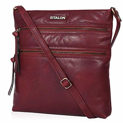 Amazon.com: Crossbody Bags for Women Three-Layer Shoulder Bag Vegan Leather  Multiple Compartments Handbag Purses Satchel Hobo Clutch 2024 : Clothing,  Shoes & Jewelry