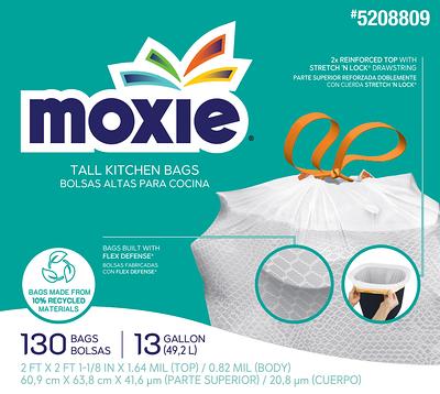 MOXIE Clear Trash Bags at