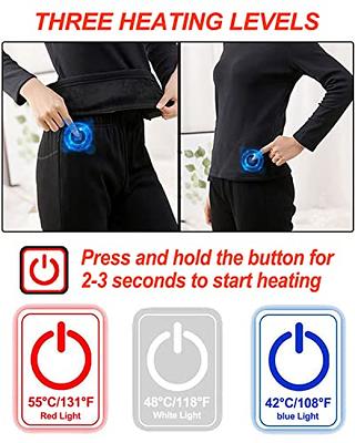 Heated Pants for Women, Electric Thermal Underwear USB Heating