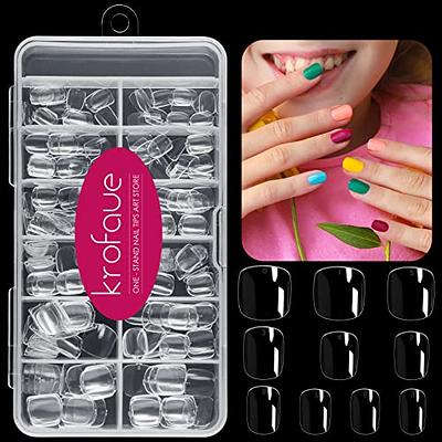 Kids Press Nails Kids Fake Nails Artificial Nail Tips Girls Full Coverage  Short Fake Nails Nail Art Decoration | Fruugo NO