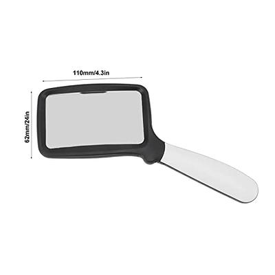 Magnifying Glass with Light and Stand, Silver 4X Page Magnifier for  Reading, Foldable 50 LED Large Magnifying Glass Ideal for Seniors, 2 Power  Options, 3 Usage Modes - Yahoo Shopping