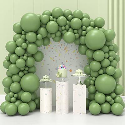 Sharlity 130PCS Sage Green Balloon Garland Arch Kit Olive Green Balloons  Different Sizes 18 12 10 5 Inch for Baby Shower Jungle Safari Birthday  Party Decorations - Yahoo Shopping