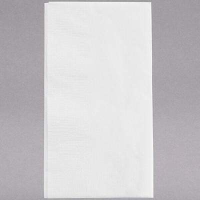 3000 Pack) 1/8 Fold 15 x 17 White 2-Ply Paper Dinner Napkins Bulk  Restaurant