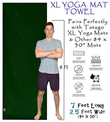  Clever Yoga Mat Towel Non-Slip for Hot Yoga. Grippy