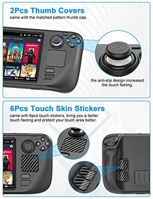 Steam Deck Case with Kickstand, PC+TPU Protective Case Cover Protector Case  with Stand Base for Deck, 