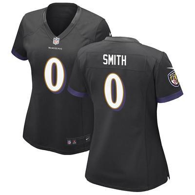 Men's Nike Roquan Smith Black Baltimore Ravens Team Game Jersey