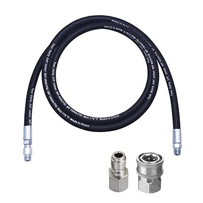 POHIR Pressure Washer Whip Hose 10 FT,Hose Reel Connector Hose for Pressure  Washing, Short Power Washer Hose with 3/8'' Quick Connect Adapter Set, High  Tensile Wire Braid Pressure Hose 4200 PSI 