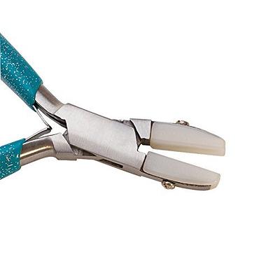 The Beadsmith Round And Flat Nose Nylon Jaw Pliers - Shape Wire