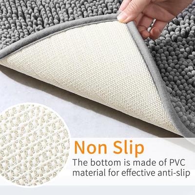 COCOER Non Slip Bath-Mat, Super Absorbent Washable Bath Mats for