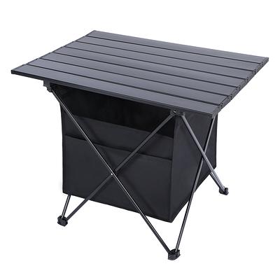  YUFIFAIRY, Small Aluminum Camp Table, Lightweight